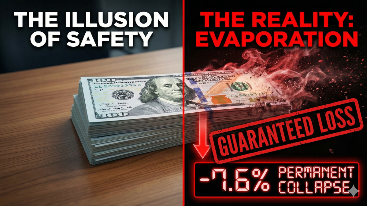 Cash is 'Dead Money': Hoover Model Predicts 7.6% Annual Wealth Erosion